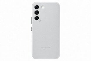 VS901LJE Leather Cover for Samsung Galaxy S22 Light Gray hind ja info | Telefoni kaaned, ümbrised | kaup24.ee