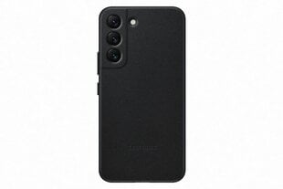 VS906LBE Leather Cover for Samsung Galaxy S22 Plus Black цена и информация | Чехлы для телефонов | kaup24.ee