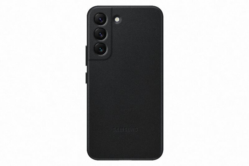 VS906LBE Leather Cover for Samsung Galaxy S22 Plus Black цена и информация | Telefoni kaaned, ümbrised | kaup24.ee