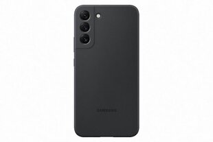 PS906TBE Silicone Cover for Samsung Galaxy S22 Plus Black цена и информация | Чехлы для телефонов | kaup24.ee
