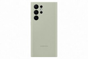 Силиконовый чехол Samsung Galaxy S22 Ultra оливково-зеленый EF-PS908TME цена и информация | Чехлы для телефонов | kaup24.ee
