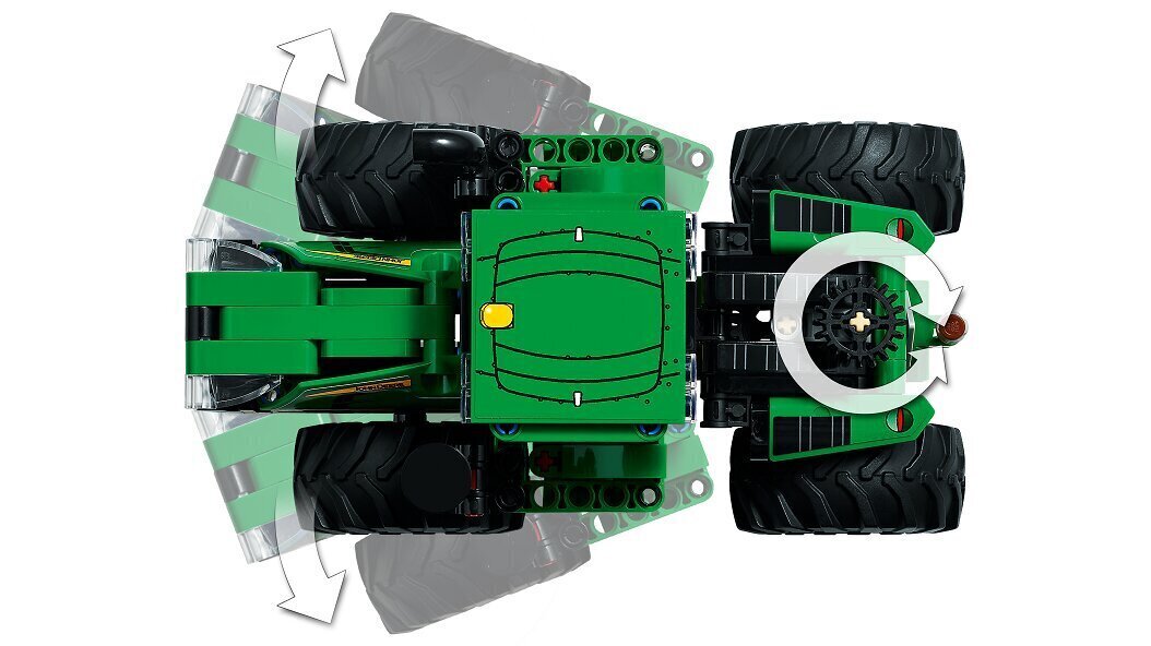 42136 LEGO® Technic John Deere 9620R 4WD traktor цена и информация | Klotsid ja konstruktorid | kaup24.ee