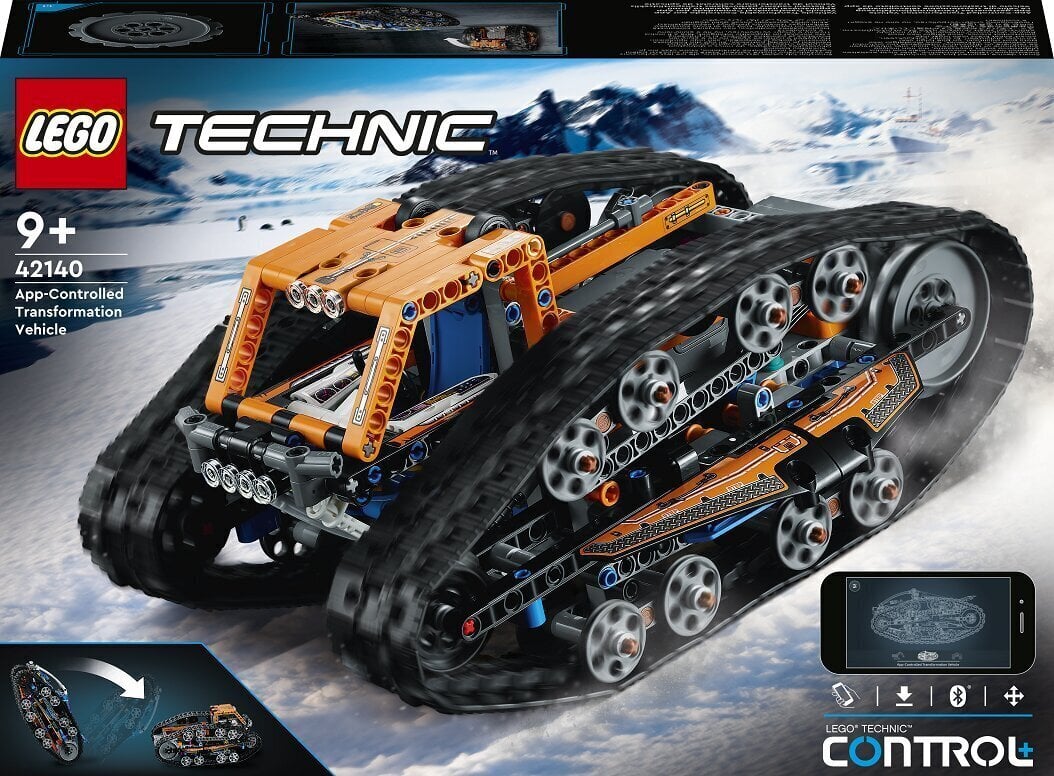 42140 LEGO® Technic Rakendusega juhitav transformeeritav autot hind ja info | Klotsid ja konstruktorid | kaup24.ee