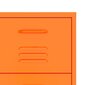 Kapp sahtlitega vidaXL, 80 x 35 x 101,5 cm, teras, oranž цена и информация | Elutoa väikesed kapid | kaup24.ee