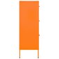 Kapp sahtlitega vidaXL, 80 x 35 x 101,5 cm, teras, oranž цена и информация | Elutoa väikesed kapid | kaup24.ee