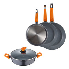 Набор сковородок San Ignacio Cookware Lava (4 шт) цена и информация | Cковородки | kaup24.ee