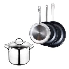 Kuumuskindlast bakeliidist valmistatud käepide Bergner Cookware Gourmet (4 pcs) цена и информация | Cковородки | kaup24.ee