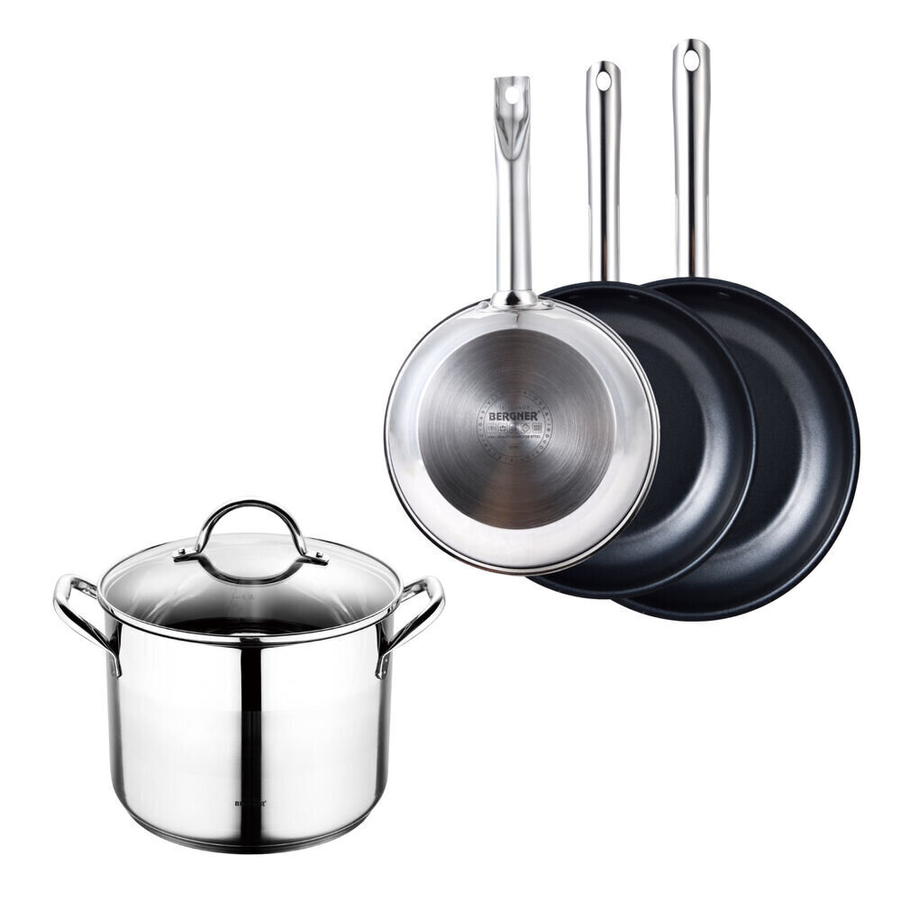 Kuumuskindlast bakeliidist valmistatud käepide Bergner Cookware Gourmet (4 pcs) hind ja info | Pannid | kaup24.ee