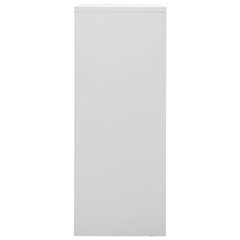 vidaXL Biuro spintelė, šviesiai pilkos spalvos, 90x40x102cm, plienas цена и информация | Шкафчики в гостиную | kaup24.ee