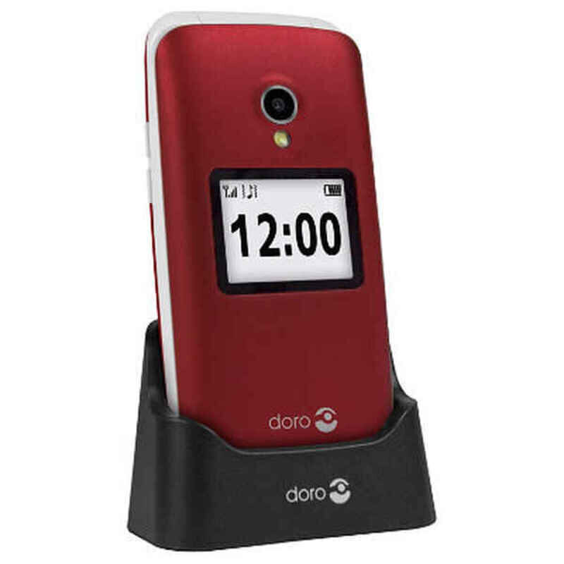 Mobiiltelefon vanematele inimestele Doro 2424 2.4" 800 mAh: Värvus - Punane hind ja info | Telefonid | kaup24.ee