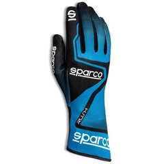 Картинговые перчатки Sparco RUSH, синее/черные, размер 11 (L) S3710651 цена и информация | Мужские шарфы, шапки, перчатки | kaup24.ee