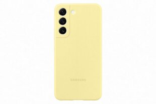 PS901TYE Silicone Cover for Samsung Galaxy S22 Yellow hind ja info | Telefoni kaaned, ümbrised | kaup24.ee