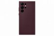 VS908LEE Leather Cover for Samsung Galaxy S22 Ultra Burgundy