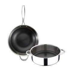 Kuumuskindlast bakeliidist valmistatud käepide Masterpro Cookware Hi-Tech 3 Alumiinium (2 pcs) цена и информация | Cковородки | kaup24.ee