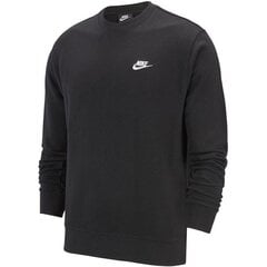 Джемпер мужской Nike NSW Club Crew FT M BV2666 010, черный цена и информация | Мужская спортивная одежда | kaup24.ee