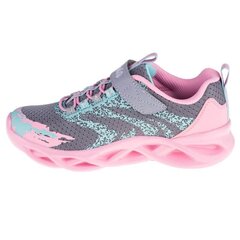 Tüdrukute tossud Skechers Twisty Brights Jr 302301L-GYPK, hall hind ja info | Laste spordijalatsid | kaup24.ee