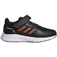 Спортивная обувь для мальчиков Adidas Runfalcon 2.0 Jr FZ0116, черная цена и информация | Детская спортивная обувь | kaup24.ee