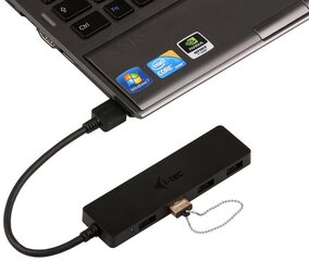 USB-разветвитель i-Tec U3HUB404 цена и информация | Адаптеры и USB-hub | kaup24.ee