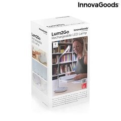 InnovaGoods Аккумуляторная светодиодная настольная лампа Lum2go цена и информация | Настольные лампы | kaup24.ee
