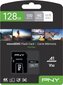 PNY microSD kaart, 128 GB hind ja info | Mobiiltelefonide mälukaardid | kaup24.ee