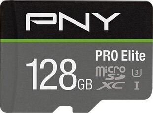 PNY microSD kaart, 128 GB цена и информация | Карты памяти | kaup24.ee