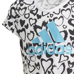 Tüdrukute spordisärk Adidas Must Haves Graphic Tee Jr GE093 74556 hind ja info | Tüdrukute särgid | kaup24.ee