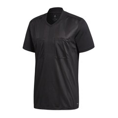 Meeste T-särk Adidas Referee 18 Jersey T-shirt M CF6213, must hind ja info | Meeste T-särgid | kaup24.ee