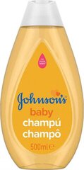 Шампунь  Johnson's BABY original, 500 мл, Пересмотрено A + цена и информация | Шампуни | kaup24.ee