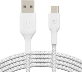 Belkin CAB002bt2MWH, USB-A/USB-C, 2 m цена и информация | Кабели и провода | kaup24.ee