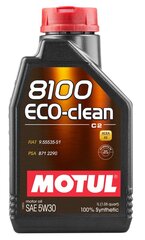 Motul 8100 Eco-clean 5W30 1L (101542) цена и информация | Моторные масла | kaup24.ee