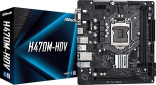 ASRock H470M-HDV hind ja info | Emaplaadid | kaup24.ee