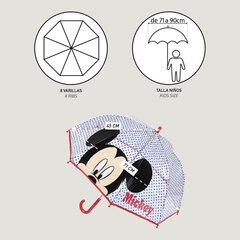 Ручной зонт Микки Мауса цена и информация | Аксессуары для детей | kaup24.ee