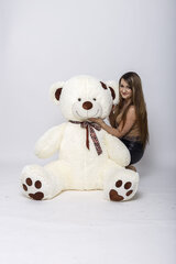 Плюшевый медведь "Рафаэль" 180 см Молочный цена и информация | Мягкие игрушки | kaup24.ee
