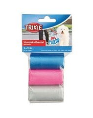 Trixie мешки для экскрементов, 3 x 15 шт. цена и информация | Средства по уходу за животными | kaup24.ee