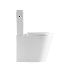 WC-pott WC Swiss Aqua Technologies Brevis Rimfree, koos aeglaselt sulguva kaanega, täielikult tarnitud hind ja info | WС-potid | kaup24.ee