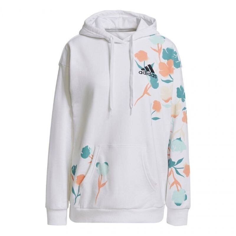 Naiste džemper Adidas Graphic Hoodie W GT8818 GT8818, valge hind ja info | Naiste pusad | kaup24.ee