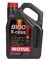 Sünteetiline õli Motul 8100, X-cess 5W40, 4 L, 104256 hind ja info | Mootoriõlid | kaup24.ee