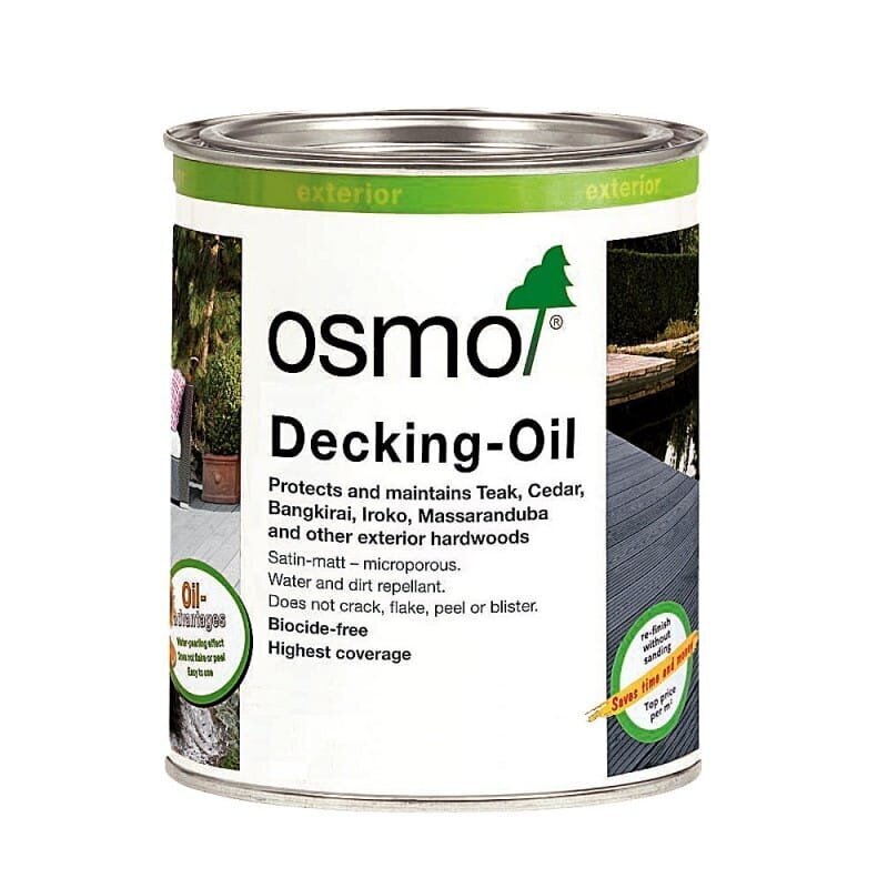 Osmo terrassiõli 004 Douglase naturaaltoon, 0.75 L цена и информация | Impregneerid, kaitsekihid | kaup24.ee