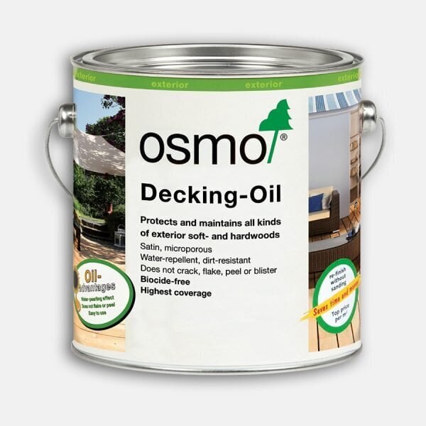 Osmo terrassiõli 013 Garapa naturaaltoon, 2,5 L цена и информация | Impregneerid, kaitsekihid | kaup24.ee