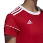 Naiste spordisärk Adidas Squadra 17 Jersey W BJ9203, punane hind ja info | Naiste T-särgid, topid | kaup24.ee