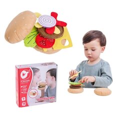 Hommikusöögi komplekt ,,Hamburger" ,,Classic World" hind ja info | Tüdrukute mänguasjad | kaup24.ee