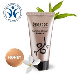 Benecos Natural Creamy Make-Up jumestuskreem 30 ml, Honey hind ja info | Jumestuskreemid, puudrid | kaup24.ee