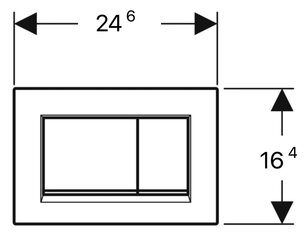 Кнопка слива Geberit Sigma30,115.883.01.1 цена и информация | Детали для унитазов, биде | kaup24.ee