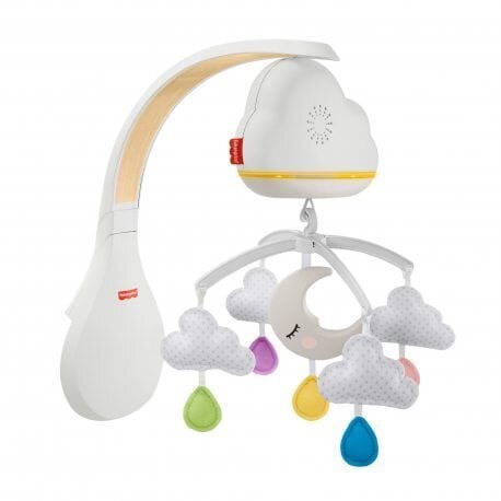 Fisher-Price voodikarussell - öölamp Calming Clouds цена и информация | Imikute mänguasjad | kaup24.ee