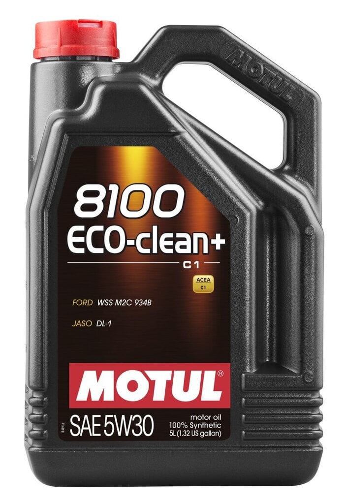 Motul 8100 Eco-clean+ 5W30 5L (101584) цена и информация | Mootoriõlid | kaup24.ee