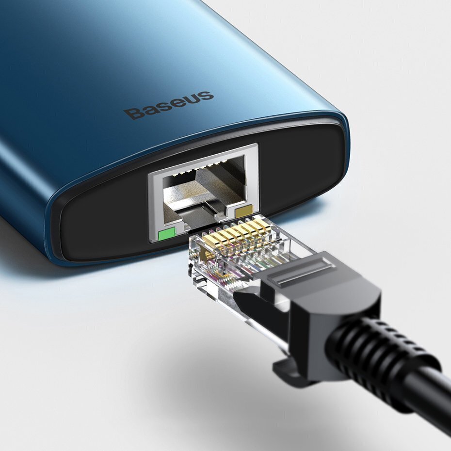 Telefonikaabel Baseus USB C - USB 100W, HDMI 4K 30Hz, SD, 3x USB 3.2 Gen 1, RJ45 1Gbps цена и информация | Mobiiltelefonide kaablid | kaup24.ee