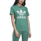 Naiste spordisärk Adidas Trefoil Tee W FM3300 roheline цена и информация | Naiste spordiriided | kaup24.ee