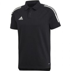 Мужская спортивная футболка Adidas Condivo 20 Polo M ED9249 51761, черная цена и информация | Мужская спортивная одежда | kaup24.ee