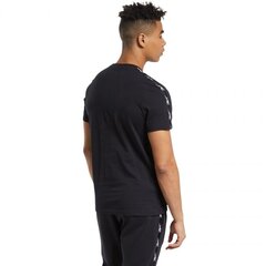 Мужская спортивная футболка Reebok Training Essentials Tape Tee M GQ4205, черная цена и информация | Мужская спортивная одежда | kaup24.ee