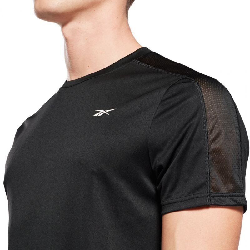 Meeste spordisärk Reebok Workout Ready Short Sleeve Tech Tee M GL3182, must цена и информация | Meeste spordiriided | kaup24.ee